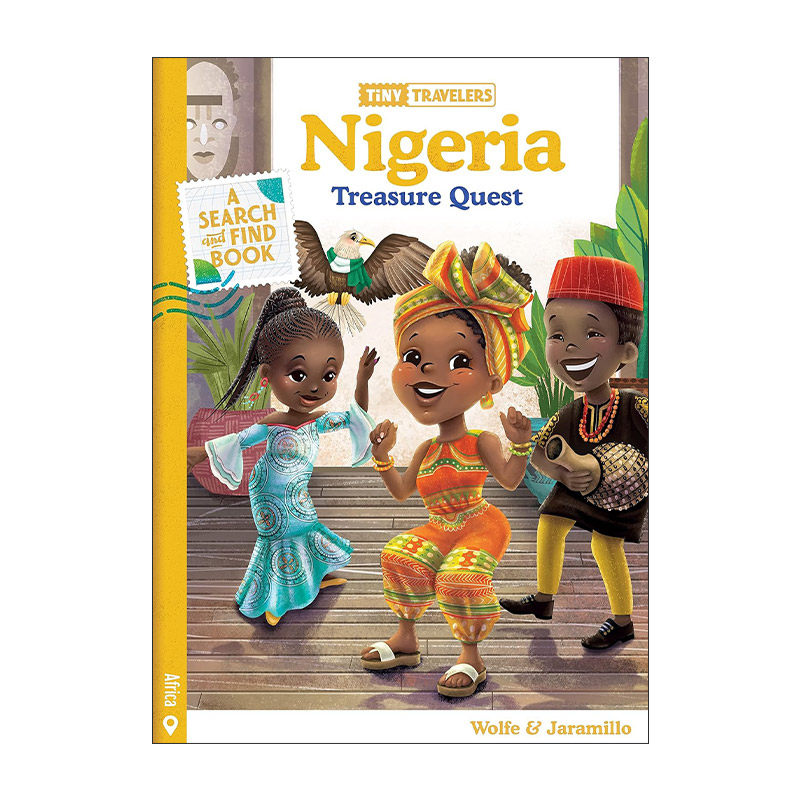 英文原版 tiny travelers nigeria treasure quest 书游小世界