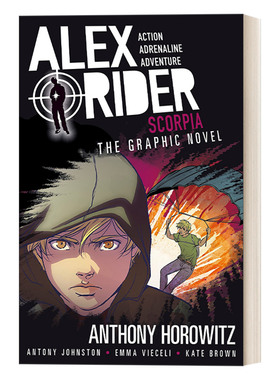 Scorpia An Alex Rider Graphic Novel 毒蝎党 少年007系列5 英文原版儿童动作冒险漫画小说 Anthony Horowitz 进口书籍