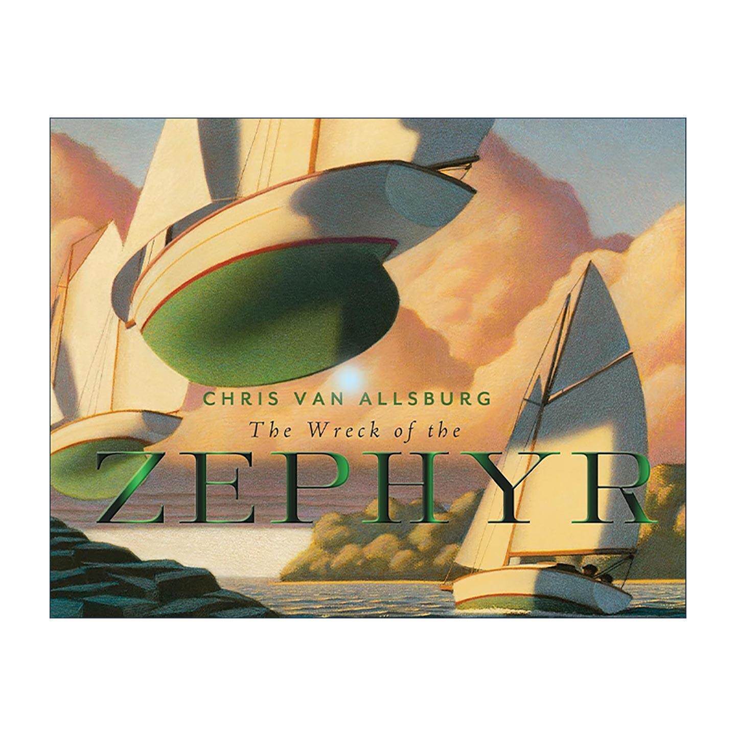 英文原版 The Wreck of the Zephyr 驾驶西风号的少年 精装30周年版 凯迪克获奖作家Chris Van Allsburg 英文版 进口英语原版书籍