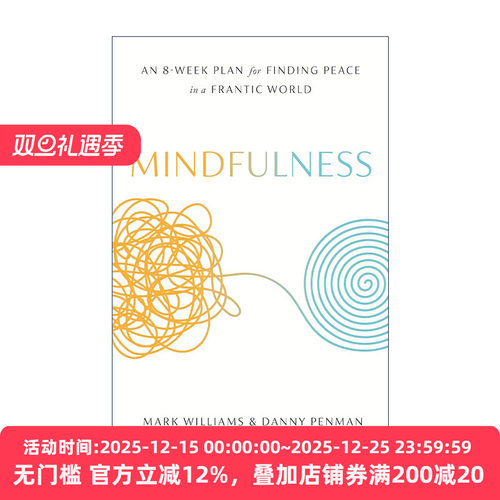 英文原版 Mindfulness 英文版 进口英语原版书籍