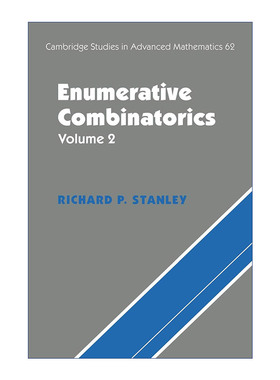 Enumerative Combinatorics 计数组合学 卷二 理查德 P.斯坦利 剑桥高等数学研究系列 英文原版数学专业读物 进口英语书籍