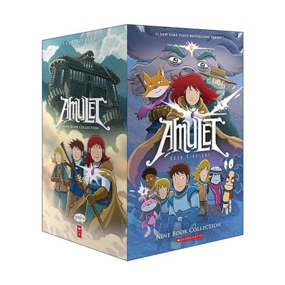 英文原版 Amulet Box Set 护身符1-9盒装 儿童漫画 英文版 进口英语原版书籍