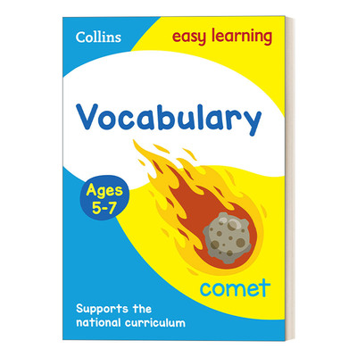 英文原版 Collins Easy Learning KS1 Vocabulary Activity Book Ages5-7 柯林斯轻松学小学英语词汇练习册5-7岁 英文版进口英语书