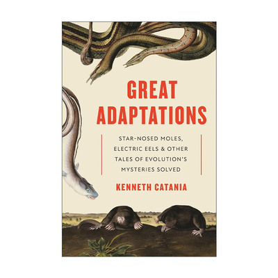 英文原版 Great Adaptations 伟大的适应性 星鼻鼹 电鳗及其他进化之谜的故事 Kenneth Catania英文版 进口英语原版书籍