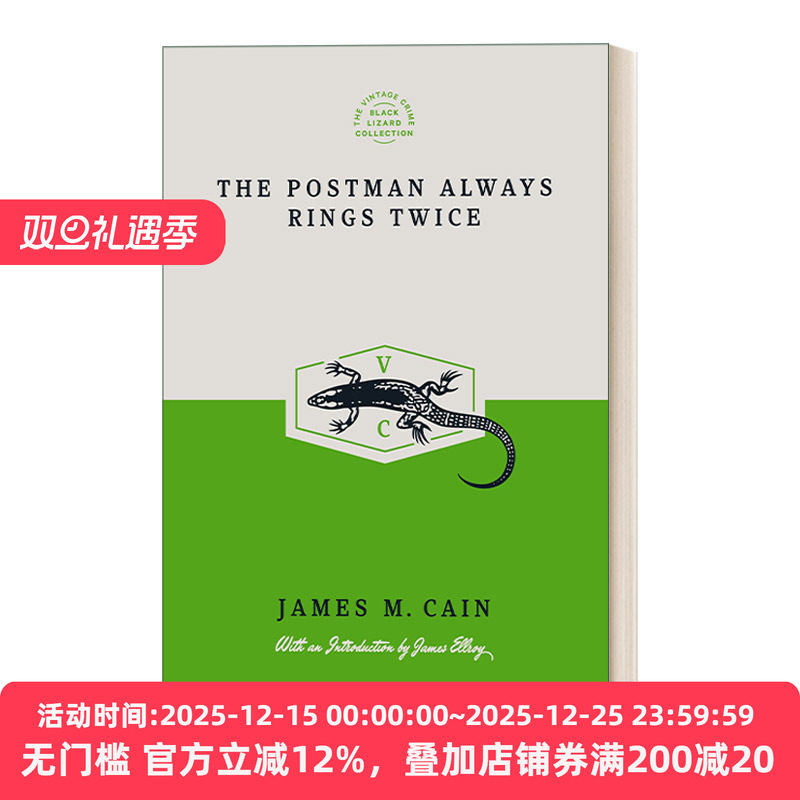 英文原版 The Postman Always Rings Twice Special Edition 邮差总按两遍铃 特别版 James M. Cain 英文版 进口英语原版书籍