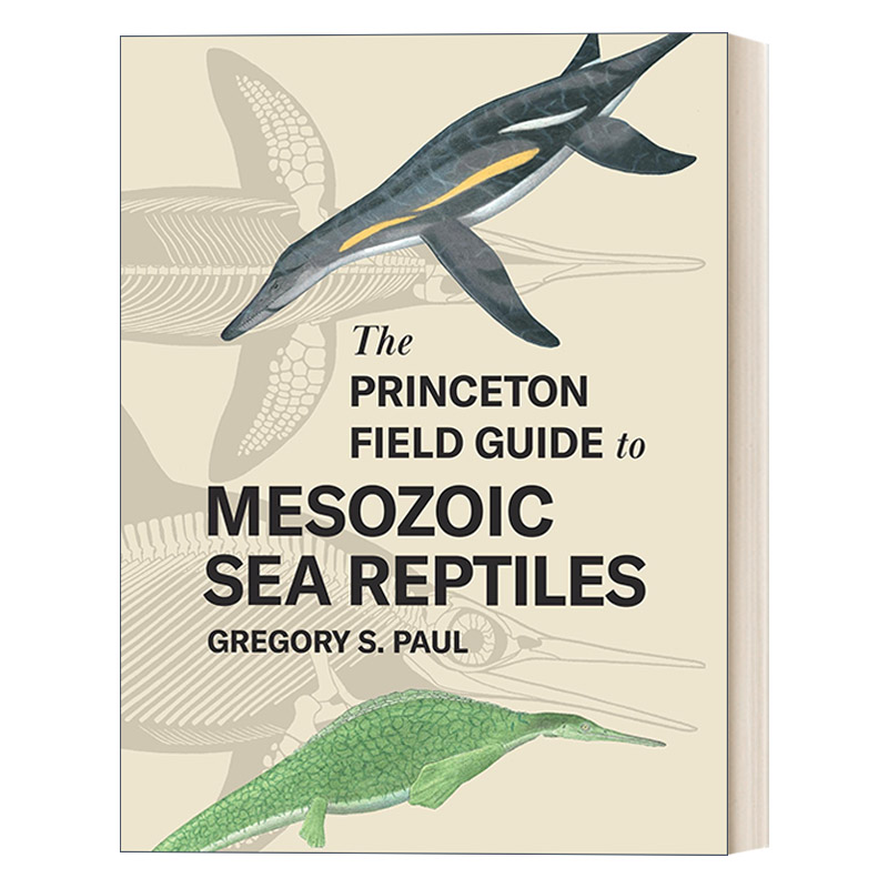 英文原版 The Princeton Field Guide to Mesozoic Sea Reptiles 普林斯顿中生代海生爬行动物野外指南 古生物学研究 精装 进口书