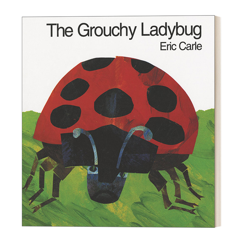 英文原版 The Grouchy Ladybug爱生气的瓢虫精装大开绘本 Eric Carle艾瑞卡尔爷爷吴敏兰推荐趣味数学主题英文版进口英语书