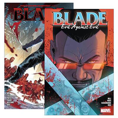 英文原版 Blade 刀锋战士2册 漫威漫画 Bryan Hill 英文版 进口英语原版书籍