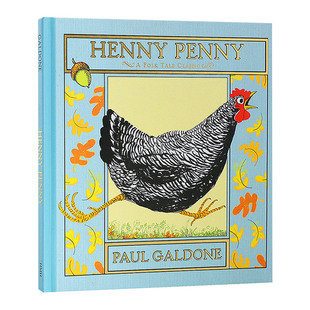 Folk 书籍 进口英语原版 民间传说经典 Henny Penny 绘本精装 Classics Tale 英文版 英文原版 小母鸡潘妮 书 汪培珽第一1阶段