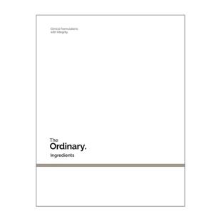 英文原版 The Ordinary 研度公式 解密护肤成分与配方 精装 加拿大护肤品牌 英文版 进口英语原版书籍