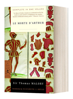 英文原版小说 Le Morte D'Arthur 亚瑟王之死 Thomas Sir Malory托马斯 马洛礼 兰登书屋现代图书馆 英文版 进口英语原版书籍