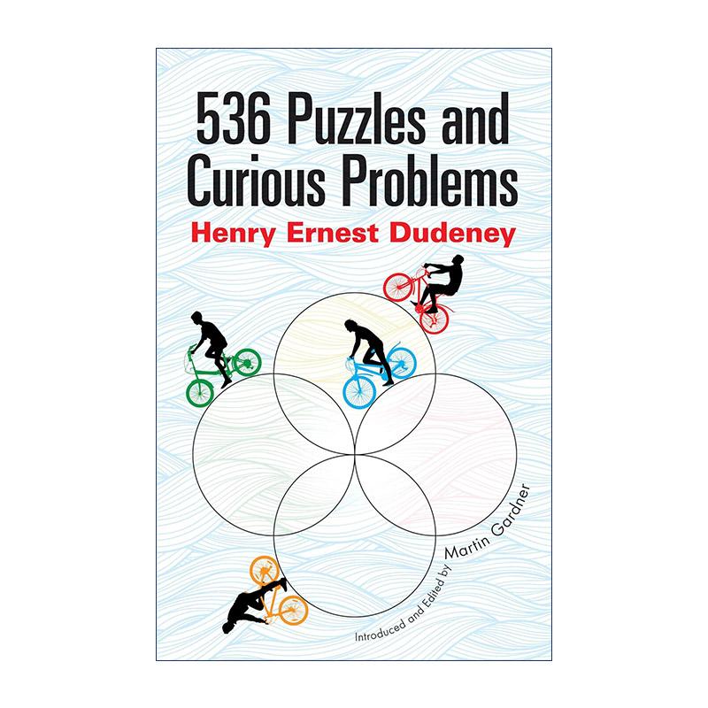 英文原版 536 Puzzles and Curious Problems 536个数学谜题与奇怪的问题 拓扑 多米诺骨牌 Henry Ernest Dudeney 英文版
