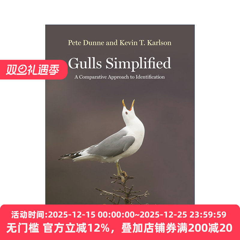 英文原版 Gulls Simplified 海鸥简易指南 识别的比较方法 观鸟 Pete Dunne 英文版 进口英语原版书籍