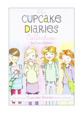 英文原版 The Cupcake Diaries Collection Boxed Set 蛋糕烘焙师 1-4册盒装 章节桥梁书 蓝思值620L 英文版 进口英语原版书籍