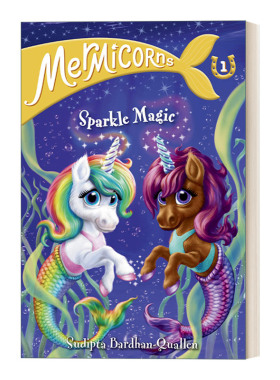 英文原版 Mermicorns 01 Sparkle Magic 美人鱼独角兽系列1 闪耀魔法 儿童冒险魔法主题章节桥梁书 Sudipta Bard 英文版 进口书籍