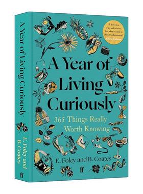 英文原版 A Year of Living Curiously 好奇生活的一年 365件值得了解的知识 精装 英文版 进口英语原版书籍