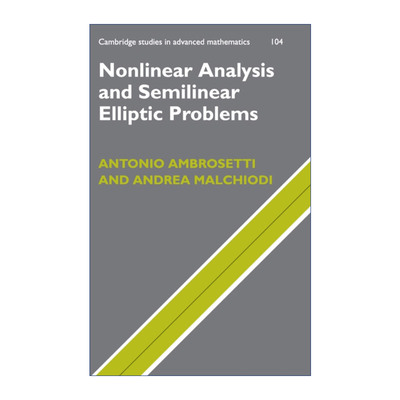 非线性分析和半线性椭圆问题精装