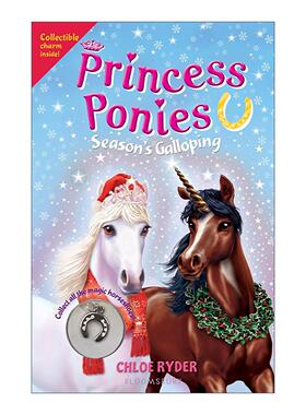 英文原版 Princess Ponies 11 Season's Galloping 公主小马11 儿童奇幻魔法章节书 Chloe Ryder 英文版 进口英语原版书籍