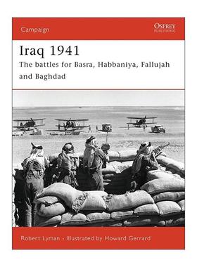 英文原版 Iraq 1941 英国伊拉克战争 战争历史系列 英文版 进口英语原版书籍
