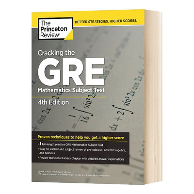 破解GRE数学第四版 Cracking the GRE Mathematics Subject Test 4th Edition 英文原版考试用书 进口英语书籍