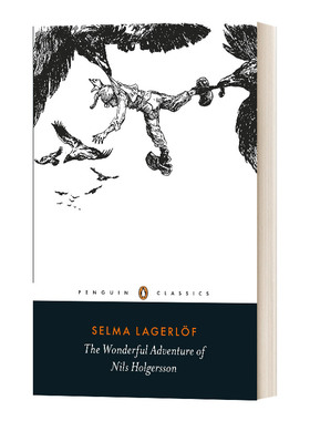 尼尔斯骑鹅旅行记 黑经典 The Wonderful Adventure Holgersson 英文原版文学读物 进口英语书籍