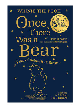 英文原版 Winnie-The-Pooh Once There Was A Bear 小熊维尼95周年纪念版 从前有只熊 官方前传故事书 英文版 进口英语原版书籍