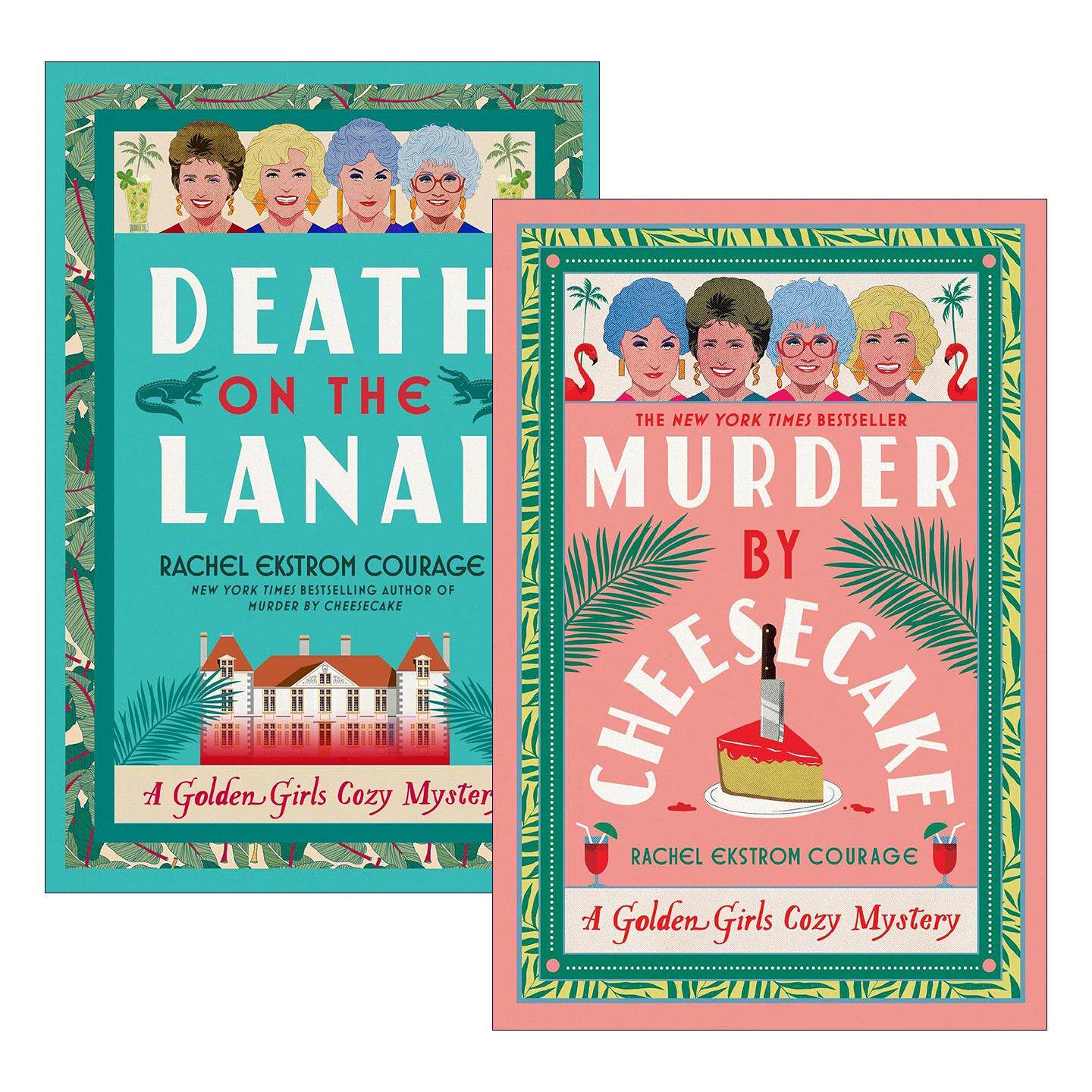 英文原版 Golden Girls Cozy Mystery 黄金女郎破案系列2册 迪士尼悬疑小说 Rachel Ekstrom Courage 英文版 进口英语原版书籍