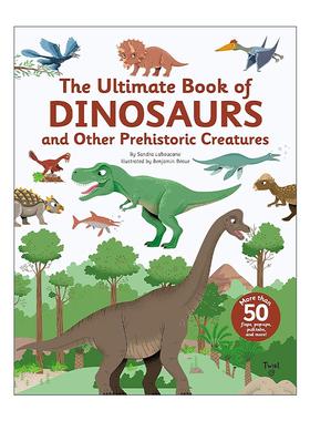 英文原版 The Ultimate Book of Dinosaurs and Other Prehistor 终极恐龙和史前生物之书 立体翻翻科普绘本 进口英语原版书籍