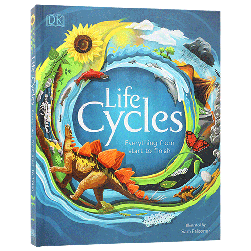 DK生命循环 从开始到完成的过程 Life Cycles 英文原版儿童读物 英文版进口文学书籍