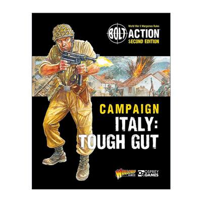 英文原版 Bolt Action Campaign Italy Tough Gut 桌面战争兵棋 意大利坚韧行动 英文版 进口英语原版书籍