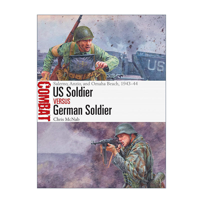 英文原版 US Soldier vs German Soldier 二战美国士兵VS德国士兵 对战历史系列 英文版 进口英语原版书籍