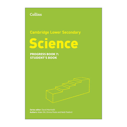 英文原版 Cambridge Lower Secondary Science Progress Book Student's Book 7 柯林斯剑桥国际初中科学进阶练习册七年级 英文版