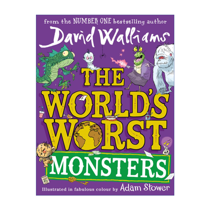 The World's Worst Monsters 世界上最可怕的怪兽 大卫威廉姆斯幽默儿童小说 精装