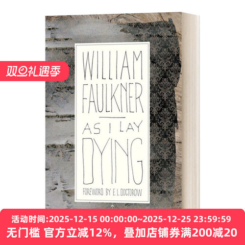 As I Lay Dying 当我弥留之际 精装 威廉 福克纳 英文原版文学小说 进口英语书籍