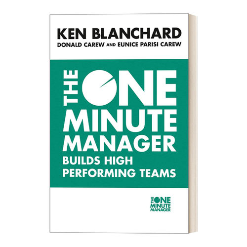 英文原版 The One Minute Manager Builds High Performing Teams 一分钟经理人 打造高效团队 情境领导的四种风格 英文版进口书