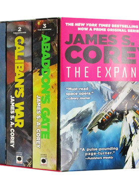 The Expanse Boxed Set 苍穹浩瀚3册套装 英文原版科幻小说 无垠的太空 进口美剧原著书籍
