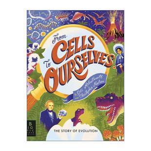英文版 书籍 进化论 故事 从细胞到我们自己 Cells Ourselves 进口英语原版 英文原版 儿童自然科学科普百科精装 From