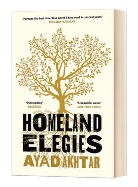 故乡挽歌 Homeland Elegies 奥巴马2020年度读书单图书 英文原版小说 普利策奖作者 Ayad Akhtar 英文版进口英语书籍