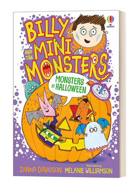 比利和迷你怪兽们 万圣节的怪兽 Billy and the Mini Monsters Monsters at Halloween 全彩 英文原版儿童幽默桥梁章节书 进口书籍