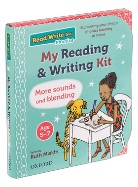 英文原版 Read Write Inc. Home Learning My Reading & Writing Kit 2 牛津自然拼读教材幼儿园5-7岁 英文版 进口英语原版书籍