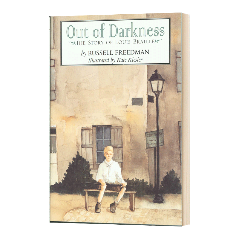走出黑暗 Out of Darkness 盲文发明者路易斯 布莱叶的故事 英文原版儿童文学读物进口书