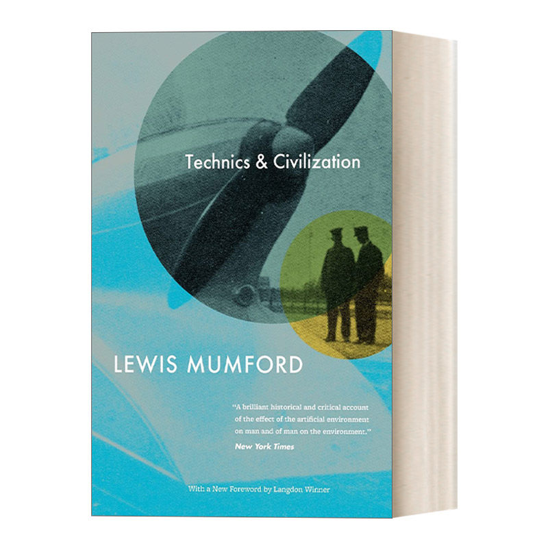 英文原版 Technics and Civilization 技术与文明 机器的历史与社会影响 豆瓣高分推荐 Lewis Mumford 英文版 进口英语原版书籍