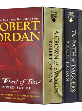 时间之轮7-9册盒装 The Wheel of Time Premium Boxed Set III 英文原版小说 经典奇幻文学 罗伯特乔丹 Robert Jordan 英文版书籍