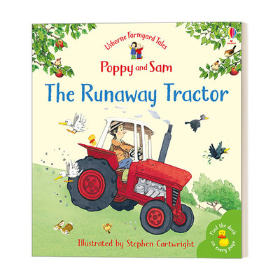 农场故事失控的拖拉机英文绘本