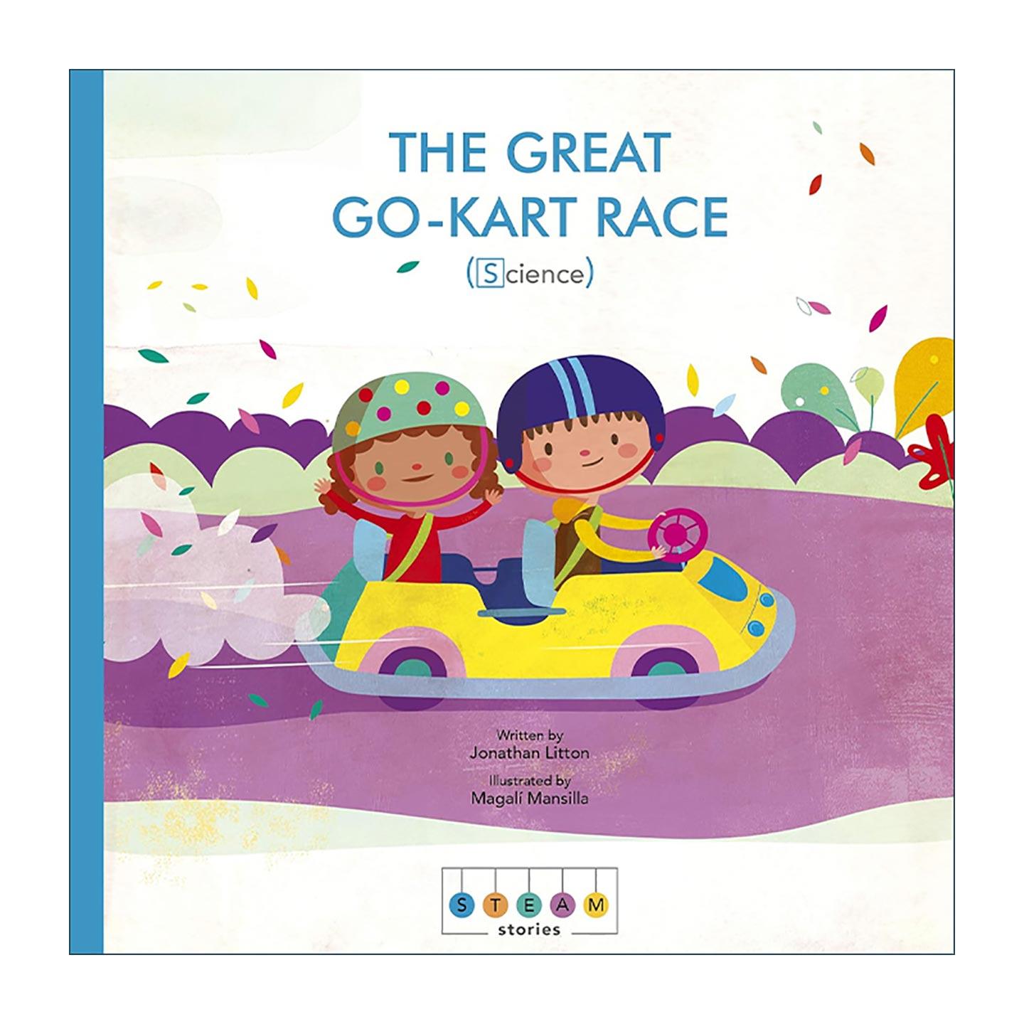 英文原版 Steam Stories The Great Go-Kart Race Science 儿童STEAM概念启蒙绘本 科学篇 英文版 进口英语原版书籍