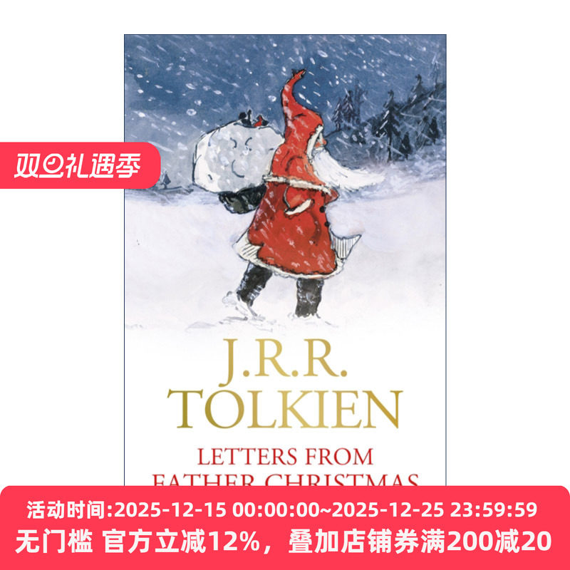 英文原版 Letters From Father Christmas 圣诞老人的来信 精装 托尔金 英文版 进口英语原版书籍