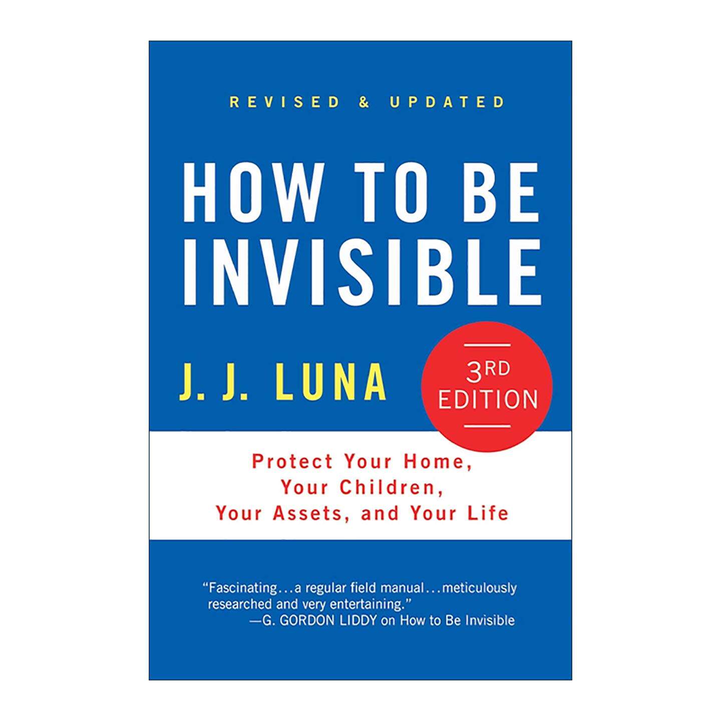 英文原版 How to Be Invisible 隐身术 保护你的家庭 子女 资产与人生安全指南 精装 英文版 进口英语原版书籍