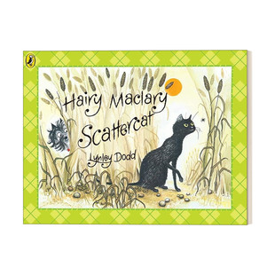Maclary Dodd经典 Scattercat 新西兰作家Lynley 儿童绘本 毛毛狗和疤面猫 Hairy