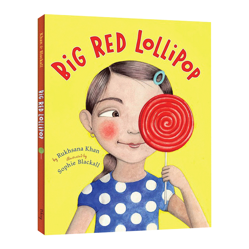 大大的红色棒棒糖 Big Red Lollipop 精装 2010纽约时报绘本 英文原版儿童绘本 进口英语书籍