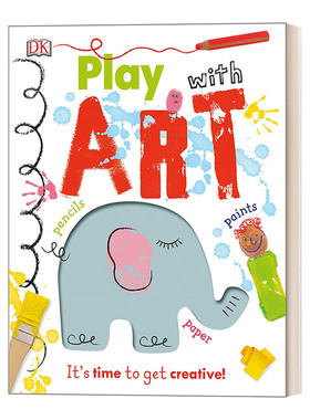 Play With Art 玩艺术 精装 6-12岁 DK出版 美版 美术手工DIY 创意启发 绘画纸艺